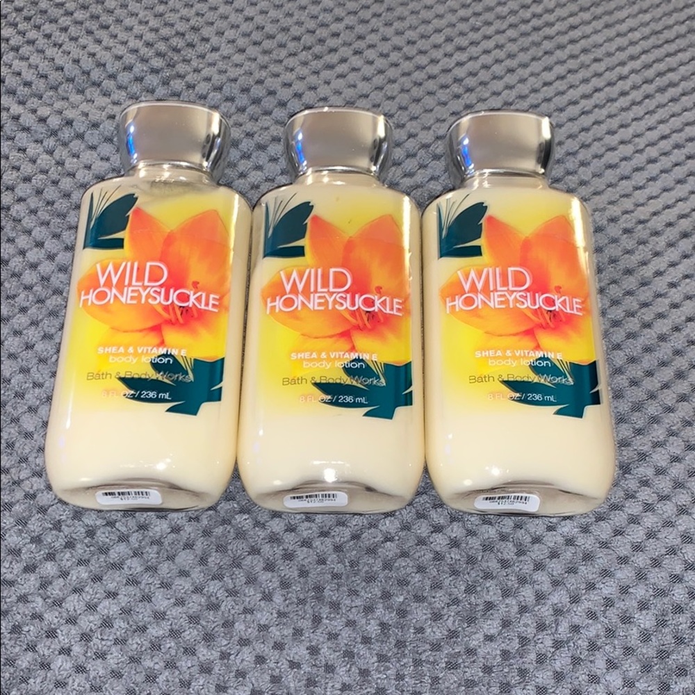 X3 Wild Honeysuckle lotion Bath & Body Works